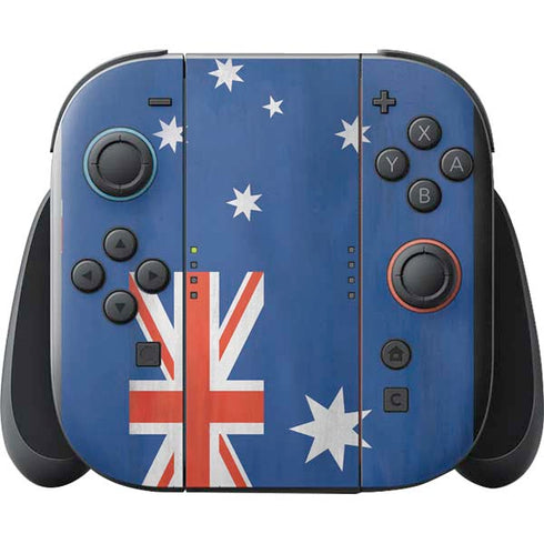 Australia Flag Distressed Nintendo Switch 2 (2025) with Joy-Con Skin