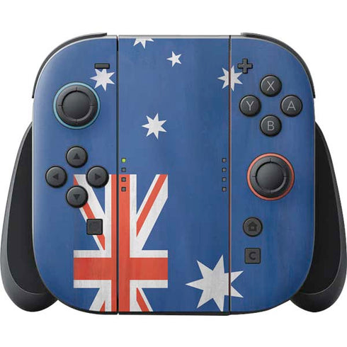 Australia Flag Distressed Nintendo Switch 2 (2025) Joy-Con Controller Skin