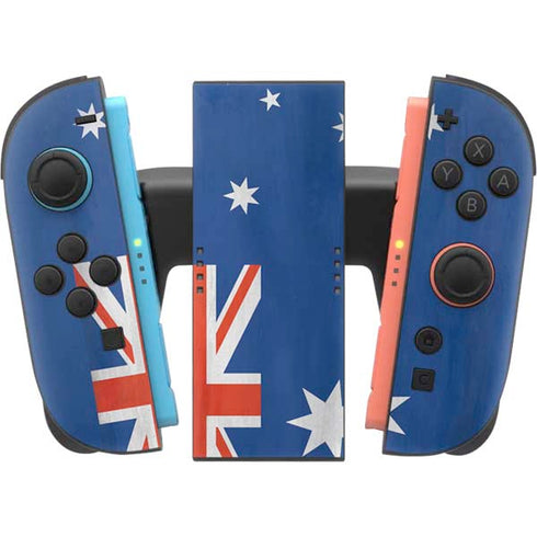 Australia Flag Distressed Nintendo Switch 2 (2025) Joy-Con Controller Skin