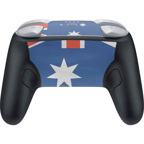 Australia Flag Distressed Nintendo Switch 2 (2025) Pro Controller Skin