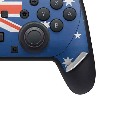 Australia Flag Distressed Nintendo Switch 2 (2025) Pro Controller Skin