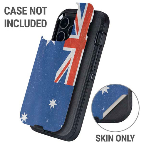 Australia Flag Distressed Otterbox Defender iPhone Skin