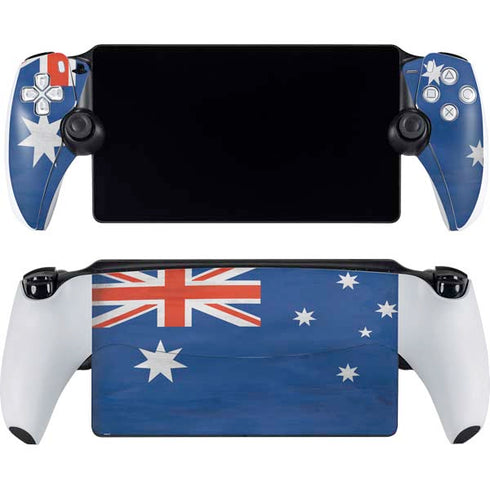Australia Flag Distressed PlayStation Portal Remote Player Skin