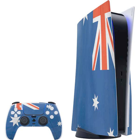 Australia Flag Distressed PlayStation PS5 Skins