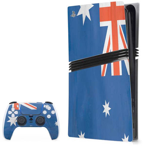 Australia Flag Distressed PlayStation PS5 Skins