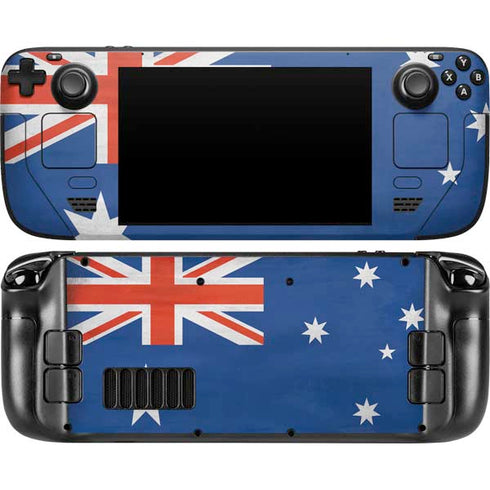Australia Flag Distressed Steam Deck Handheld Gaming Computer Skin