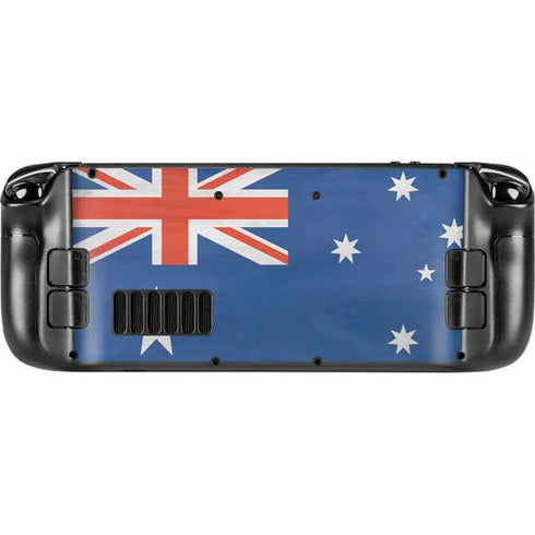 Australia Flag Distressed Steam Deck Handheld Gaming Computer Skin