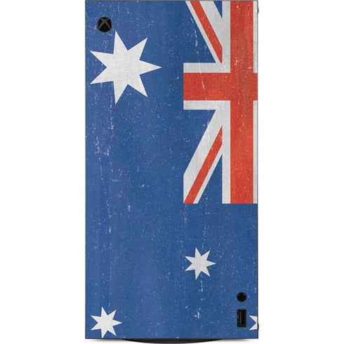 Australia Flag Distressed XBox Series X Digital Edition Console Skin