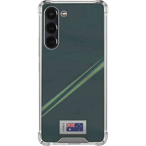 Australia Soccer Flag Galaxy S24 FE Clear Case