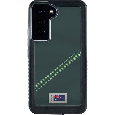 Australia Soccer Flag Galaxy S24 Plus Waterproof Case