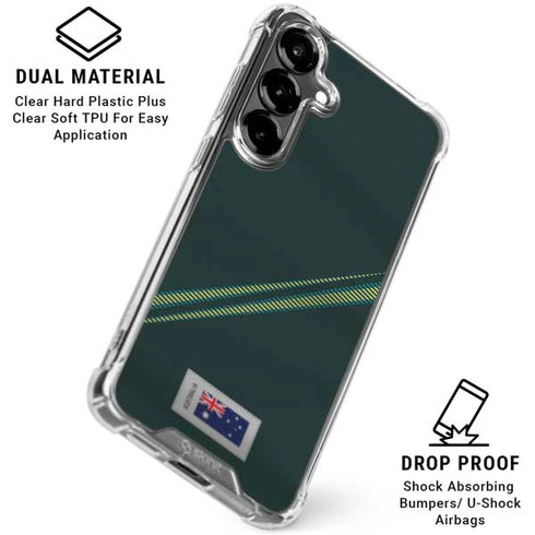 Australia Soccer Flag Galaxy S26 Plus Clear Case