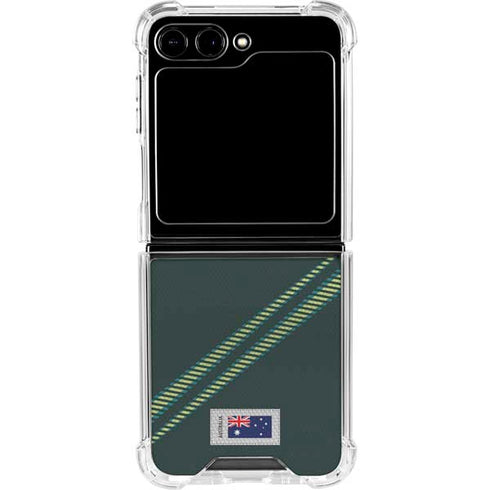 Australia Soccer Flag Galaxy Z Flip6 Clear Case