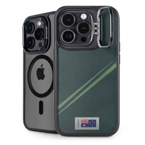Australia Soccer Flag iPhone 15 Pro Kickstand Case