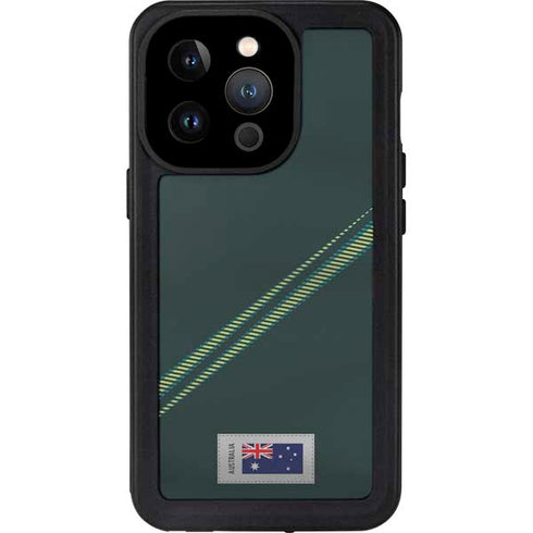 Australia Soccer Flag iPhone 15 Pro Waterproof Case