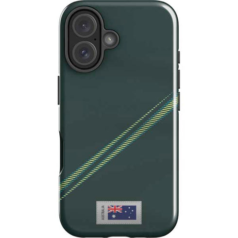 Australia Soccer Flag iPhone 16 Impact Case