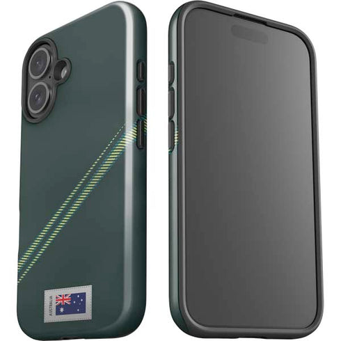 Australia Soccer Flag iPhone 16 Plus Impact Case
