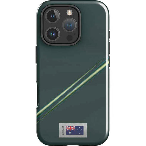 Australia Soccer Flag iPhone 16 Pro Impact Case