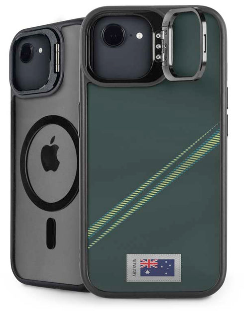 Australia Soccer Flag iPhone 16e Kickstand Case