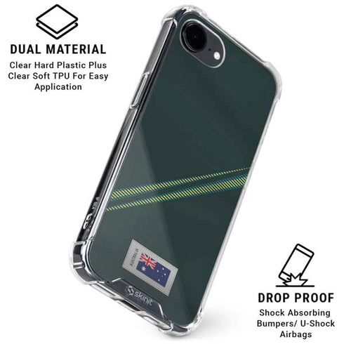 Australia Soccer Flag iPhone 16e Clear Case
