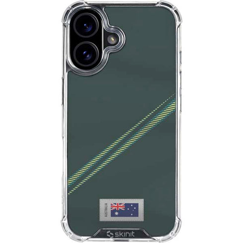 Australia Soccer Flag iPhone 17 Clear Case