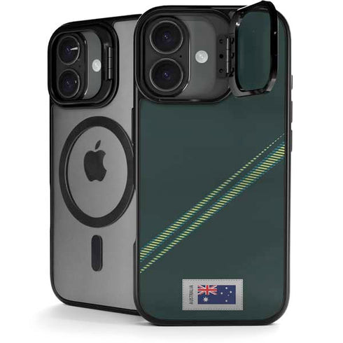 Australia Soccer Flag iPhone 17 Kickstand Case