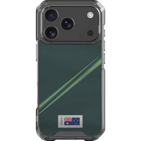 Australia Soccer Flag iPhone 17 Pro Clear Case
