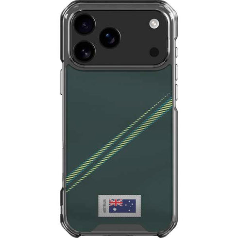 Australia Soccer Flag iPhone 18 Pro Max Clear Case