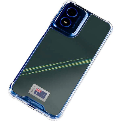 Australia Soccer Flag Moto G Play 4G (2024) Clear Case
