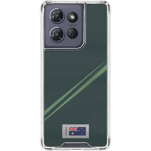 Australia Soccer Flag Moto G Play 5G (2025) Clear Case