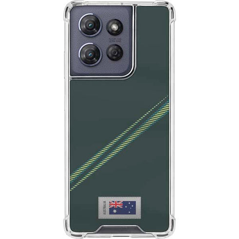 Australia Soccer Flag Moto G Stylus 5G (2025) Clear Case