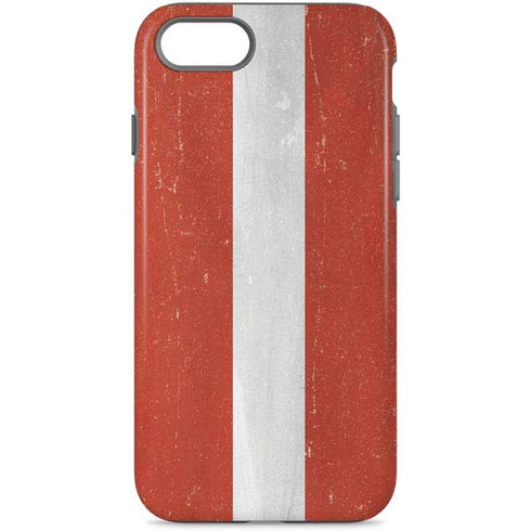 Latvia Flag Distressed iPhone Cases