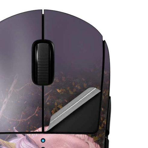 Autumn Glow Unicorn by Laurie Prindle G Pro Wireless Gaming Mouse Skin