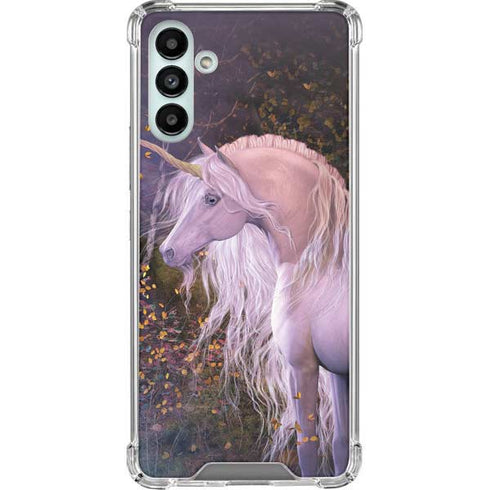 Autumn Glow Unicorn by Laurie Prindle Galaxy A13 5G Clear Case