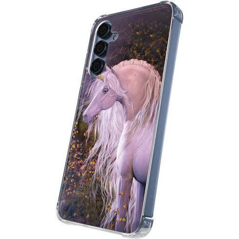 Autumn Glow Unicorn by Laurie Prindle Galaxy A35 5G Clear Case