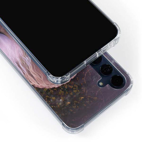 Autumn Glow Unicorn by Laurie Prindle Galaxy A35 5G Clear Case