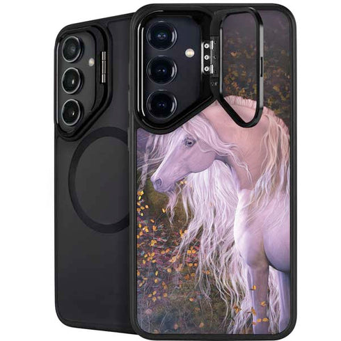 Autumn Glow Unicorn by Laurie Prindle Galaxy S25 Kickstand Case