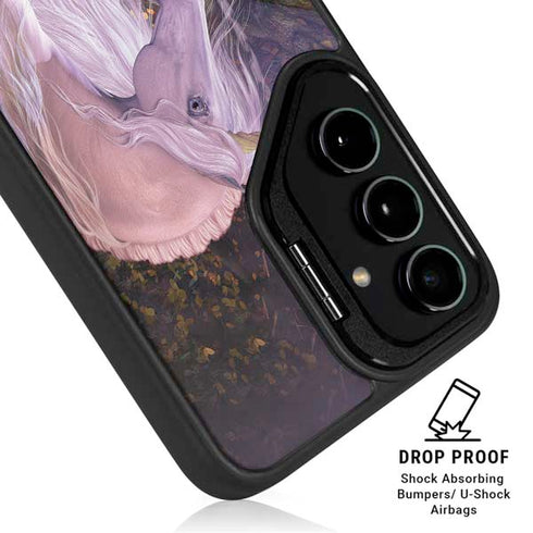 Autumn Glow Unicorn by Laurie Prindle Galaxy S25 Kickstand Case