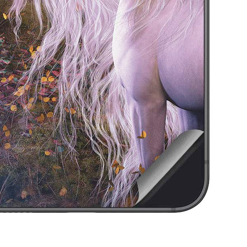 Autumn Glow Unicorn by Laurie Prindle Galaxy S24 Plus Skin
