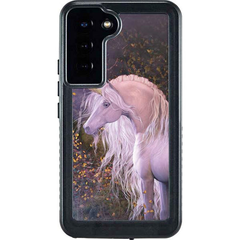 Autumn Glow Unicorn by Laurie Prindle Galaxy S24 Plus Waterproof Case