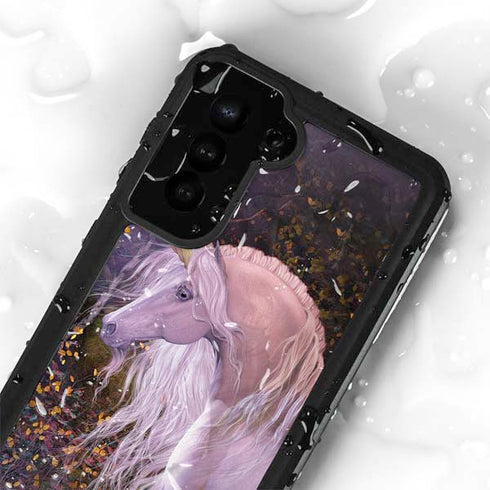 Autumn Glow Unicorn by Laurie Prindle Galaxy S24 Plus Waterproof Case