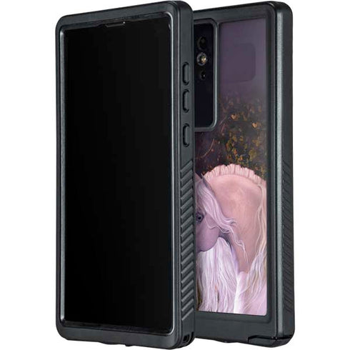 Autumn Glow Unicorn by Laurie Prindle Galaxy S24 Ultra Waterproof Case