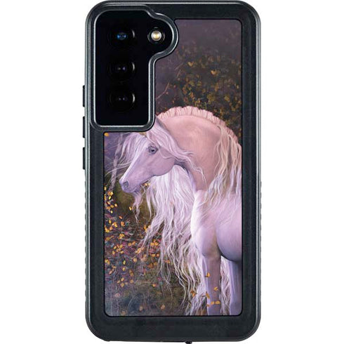 Autumn Glow Unicorn by Laurie Prindle Galaxy S24 Waterproof Case