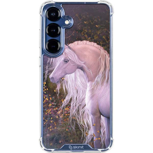 Autumn Glow Unicorn by Laurie Prindle Galaxy S25 Plus Clear Case