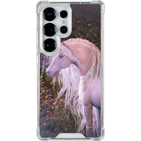 Autumn Glow Unicorn by Laurie Prindle Galaxy S25 Ultra Clear Case