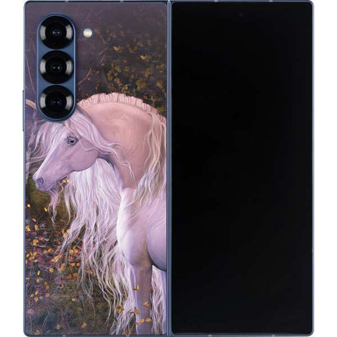 Autumn Glow Unicorn by Laurie Prindle Galaxy Z Fold6 Skin