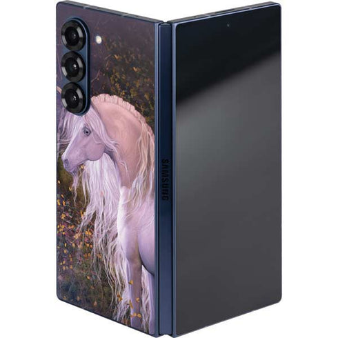 Autumn Glow Unicorn by Laurie Prindle Galaxy Z Fold6 Skin