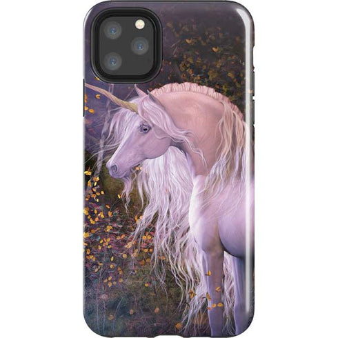 Autumn Glow Unicorn by Laurie Prindle iPhone Cases