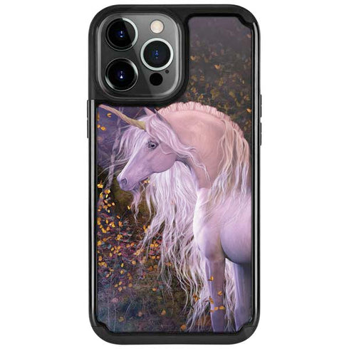 Autumn Glow Unicorn by Laurie Prindle iPhone Cases
