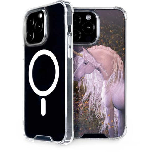Autumn Glow Unicorn by Laurie Prindle iPhone Cases