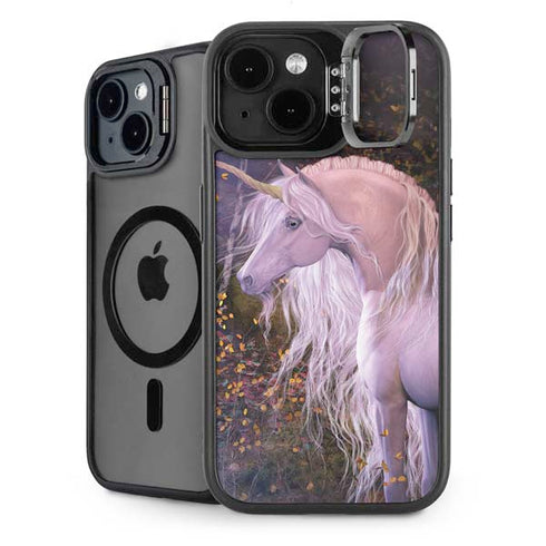 Autumn Glow Unicorn by Laurie Prindle iPhone 14 Kickstand Case